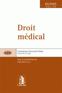 LE DROIT MEDICAL