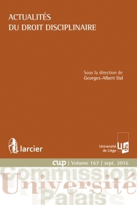 ACTUALITES DU DROIT DISCIPLINAIRE