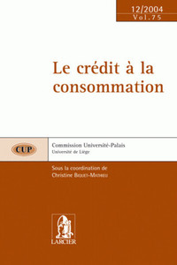 LE CREDIT A LA CONSOMMATION