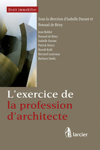 L'exercice de la profession d'architecte