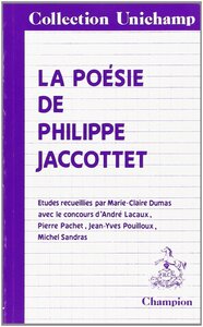 La Poésie de Philippe Jaccottet