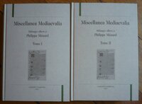 Miscellanea mediaevalia - mélanges offerts à Philippe Ménard. Pack en 2 volumes