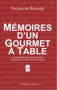 MEMOIRES D'UN GOURMET A TABLE