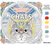 Mandalas à peindre : chats