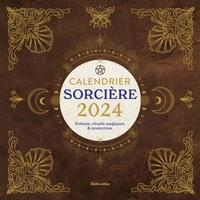 Calendrier mural sorcière 2024