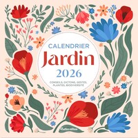 Calendrier mural jardin 2026