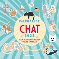 CALENDRIER MURAL JEUX CHATS 2024