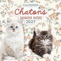 Calendrier Chatons grandeur nature 2027