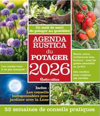 Agenda Rustica du jardin 2026