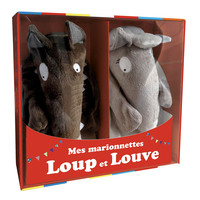 COFFRET MES MARIONNETTES LOUP ET LOUVE