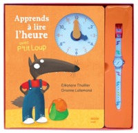 COFFRET APPRENDS A LIRE L'HEURE AVEC P'TIT LOUP + MONTRE