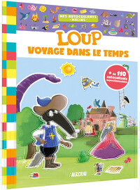 MES AUTOCOLLANTS MALINS - LOUP VOYAGE DANS LE TEMPS