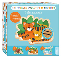 Bébés animaux - Mes puzzles évolutifs à toucher