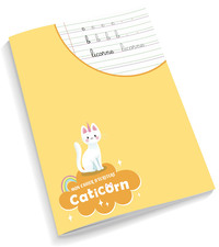 PETIT CAHIER D'ÉCRITURE - CATICORN