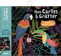 Mes cartes à gratter - Oiseaux merveilleux - Ma pochette d'artiste