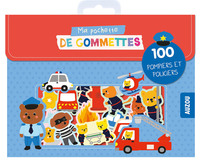 MA POCHETTE DE GOMMETTES - 100 POMPIERS ET POLICIERS