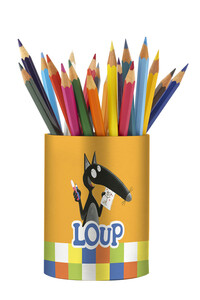 MON POT À CRAYONS DU LOUP