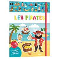 MES PREMIERS AUTOCOLLANTS - LES PIRATES