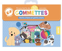 MA POCHETTE DE 100 GOMMETTES  - MA POCHETTE DE 50 GRANDES GOMMETTES - PETITS CHIENS ET PETITS CHATS