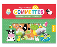 MA POCHETTE DE 100 GOMMETTES - LES BEBES ANIMAUX DE LA FERME