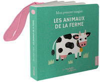 MON PREMIER IMAGIER ACCROCHE-POUSSETTE - LES ANIMAUX DE LA FERME