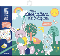 MES DECORATIONS DE PAQUES - A COLORIER