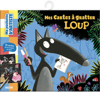 MA POCHETTE D'ARTISTE - MES CARTES A GRATTER LOUP