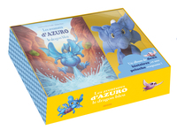 LES AVENTURES D'AZURO, LE DRAGON BLEU+PELUCHE