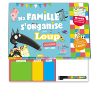 CALENDRIER 2017-2018:MA FAMILLE S'ORGANISE AVEC LOUP