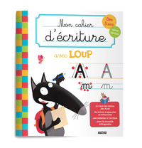 MON CAHIER D'ECRITURE AVEC LOUP