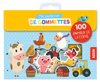 Ma pochette de gommettes - 100 Animaux de la ferme