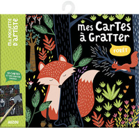 MA POCHETTE D'ARTISTE - MES CARTES A GRATTER - FORET