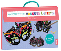 MA POCHETTE DE MASQUES DE PRINCESSES A GRATTER