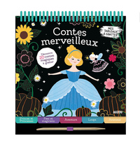 Tableaux à gratter - au pays des contes