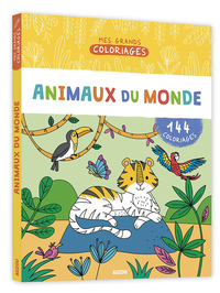 Mes grands de coloriages - Animaux du monde