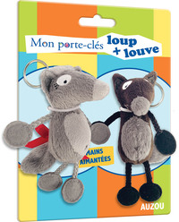 MES PORTE-CLES LOUP ET LOUVE