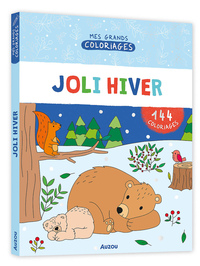 Mes grands coloriages - joli hiver