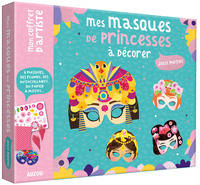 MON COFFRET D'ARTISTE - MES MASQUES DE PRINCESSES À DÉCORER