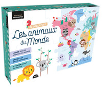 MON COFFRET DÉCOUVERTE - JE DÉCOUVRE LES ANIMAUX DU MONDE