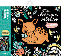 MA POCHETTE D'ARTISTE - COLORIAGES VELOURS : PRINTEMPS