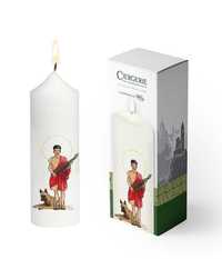 Cierge blanc - Saint Guy