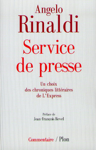 Service de presse choix de chroniques littéraires de "L'Express" 1976-1998