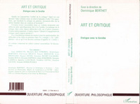 ART ET CRITIQUE
