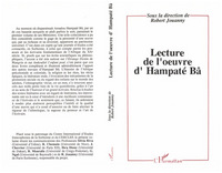 Lecture de l'oeuvre d'Hampate Ba