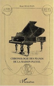 CHRONOLOGIE DES PIANOS DE LA MAISON PLEYEL