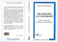 DES ADULTES À L'UNIVERSITÉ