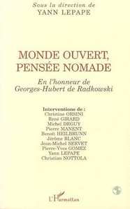 MONDE OUVERT, PENSÉE NOMADE