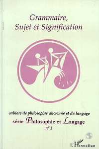 Grammaire, sujet et