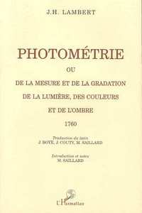 Photométrie ou De la mesure et de la gradation de la lumière