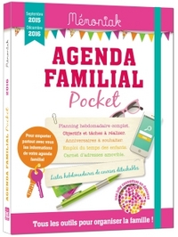 AGENDA FAMILIAL MEMONIAK POCKET 2015-2016